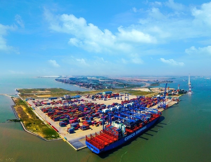 Cảng biển Hải Phòng bứt phá vào nhóm đầu thế giới về hiệu suất khai thác